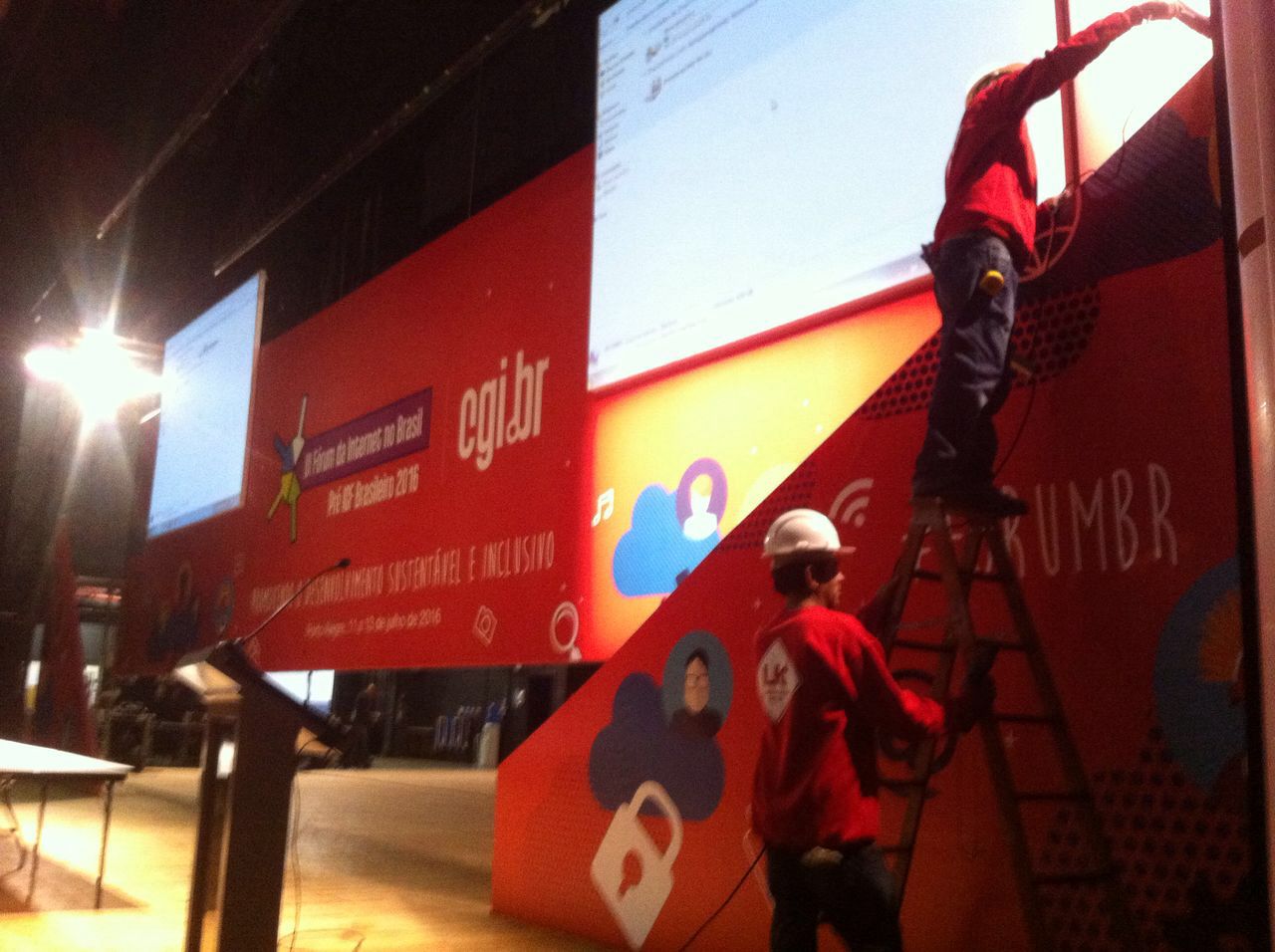 Fundo de Palco, Cenografia, Sinalização Eventos, Fiergs