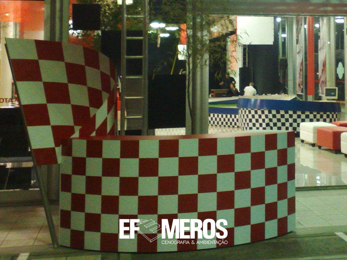 Ambientação, Evento Corporativo, Arquitetura, Pórtico, Recepção, Toyota, Fórmula 1