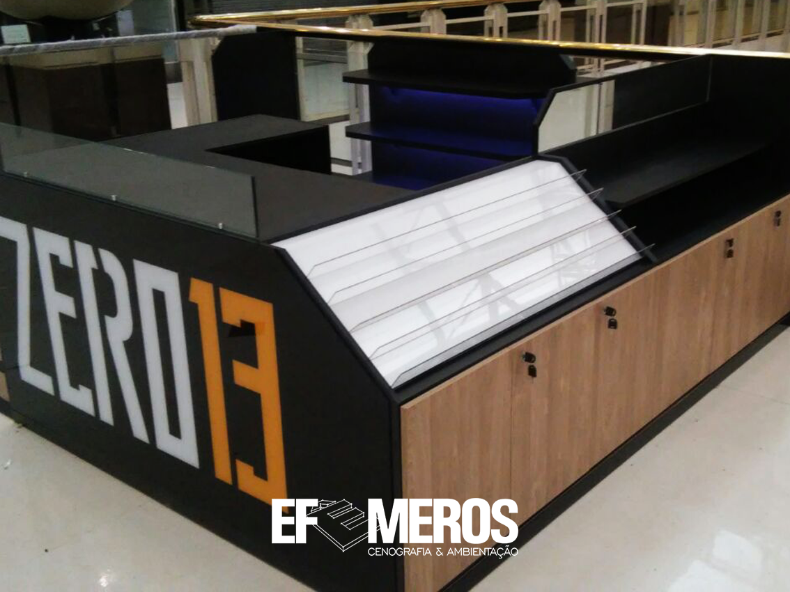 Quiosque, Ambientação, Arquitetura, Mobiliario loja, Sinalização, Stand