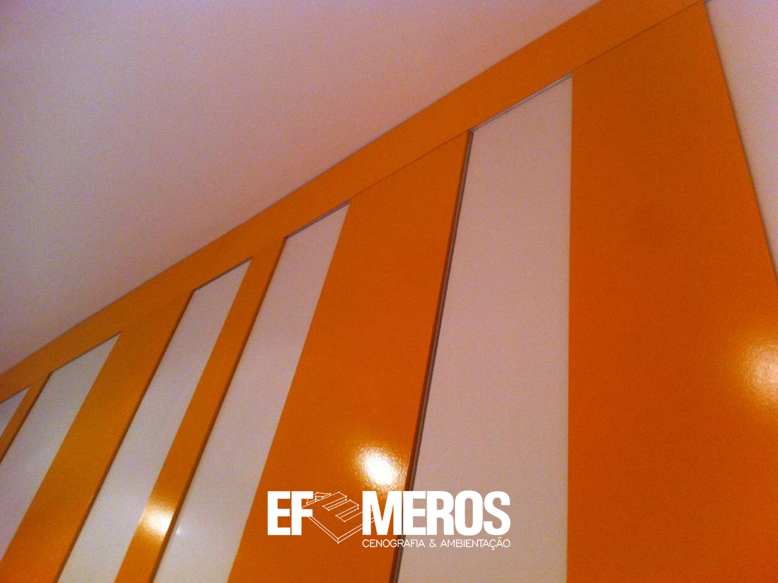 Ambientação, Arquitetura, Mobiliario loja, Fachada ACM, Sinalização